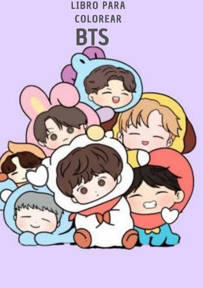 Libros para colorear de BTS