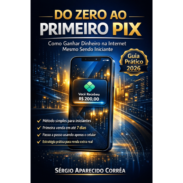 RENDA EXTRA DO ZERO AO PRIMEIRO PIX - sergio correa | Hotmart
