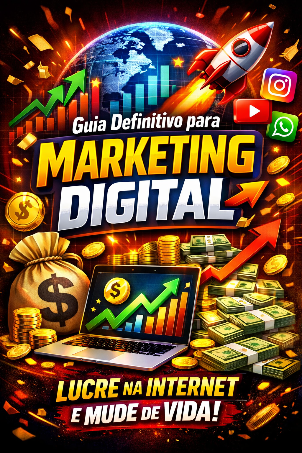 O Guia Definitivo Para Marketing Digital: transforme a internet na ...