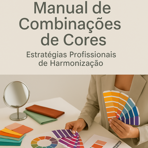 E-book Manual de Combinações de Cores: Estratégias Profissionais de Harmonização