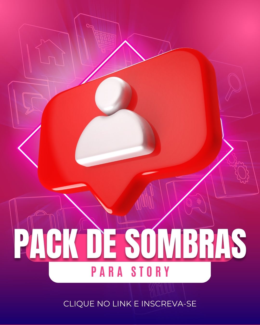 Pack de Sombras para Stories Caique Tertuliano Hotmart