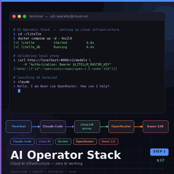 Stack Operator Game AI Operator Stack Subtitle: Deploy your own AI infrastructure on th...
