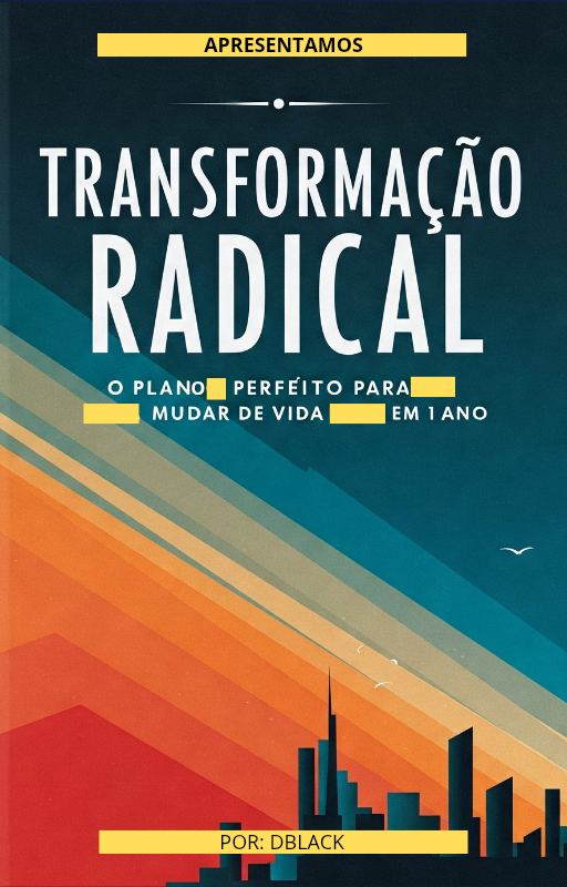 TRANSFORMAÇÃO RADICAL: O PLANO PERFEITO PARA MUDAR DE VIDA EM 1 ANO...