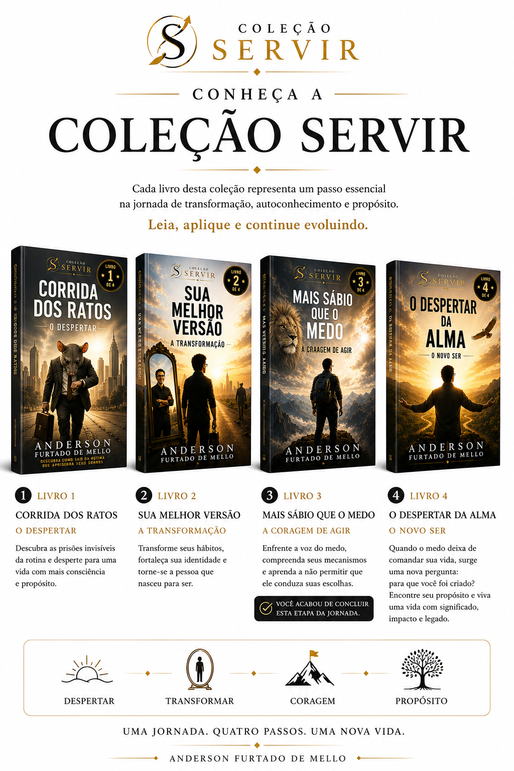 Coleção Servir - 4 Livros