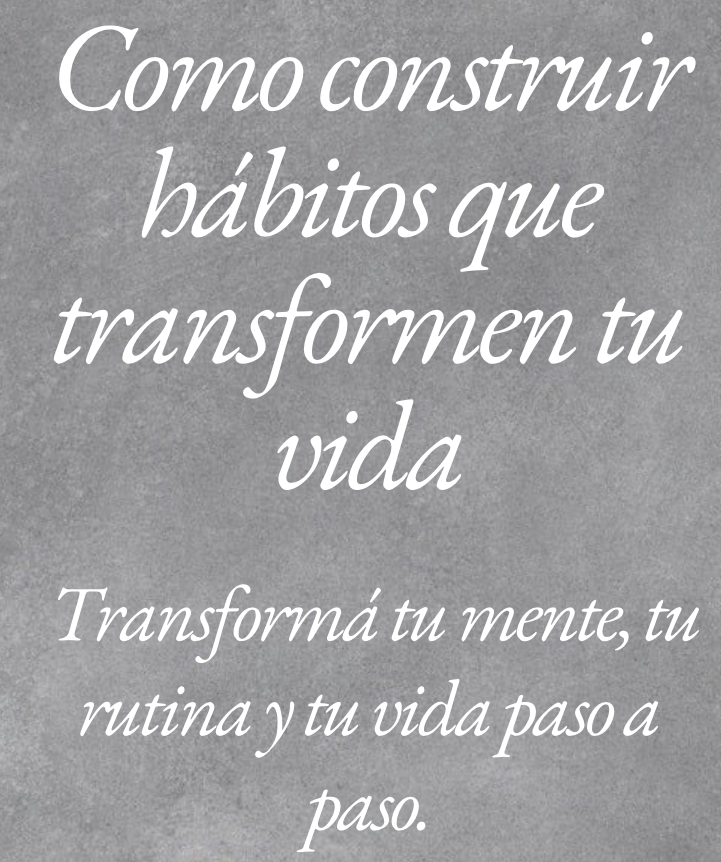 Cómo construir habitos que transformen tu vida - Yago Lamarque | Ho...