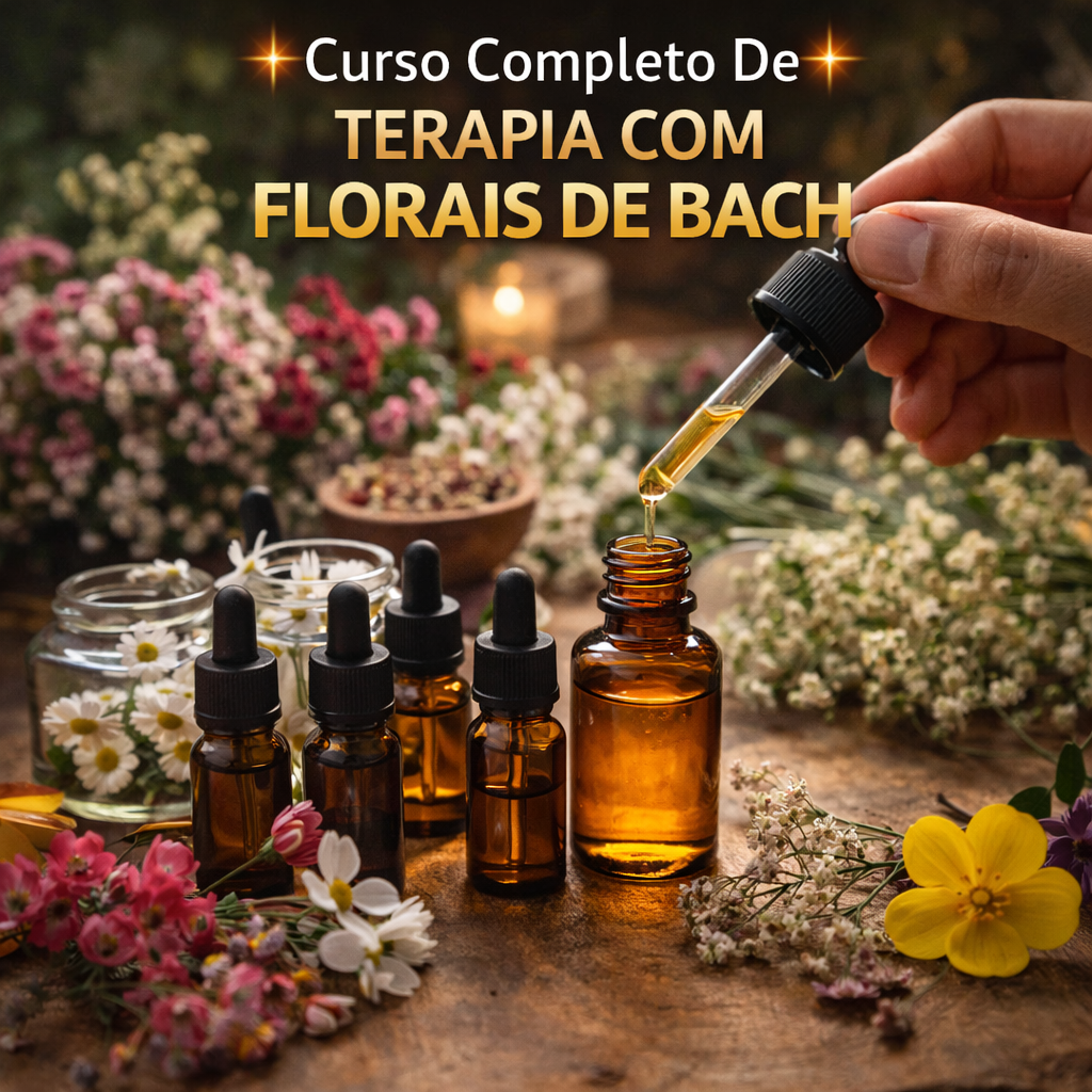 Curso Completo De Terapia Com Florais De Bach