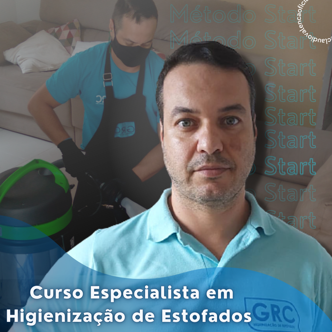 CURSO ESPECIALISTA EM LAVAGEM DE ESTOFADOS - Cláudio Valença | Hotmart
