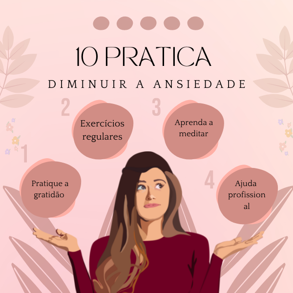 10 Prática de como diminuir a ansiedade - Publico em Geral | Hotmart