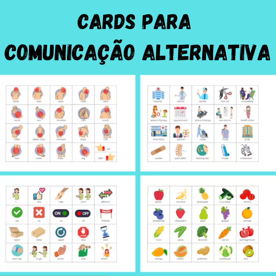 Cards para Comunicação Alternativa Mais de 650 PECS Inspirados em