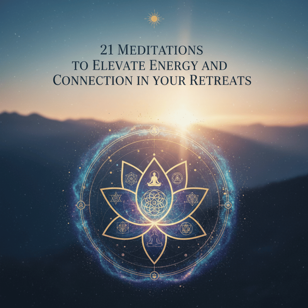21 Meditations to Elevate Energy and Connection in Your Retreats