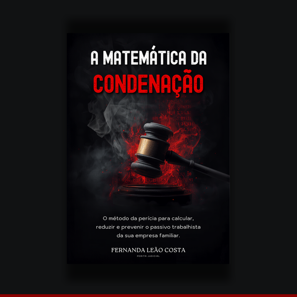 Capa do E-book A Matemática da Condenação