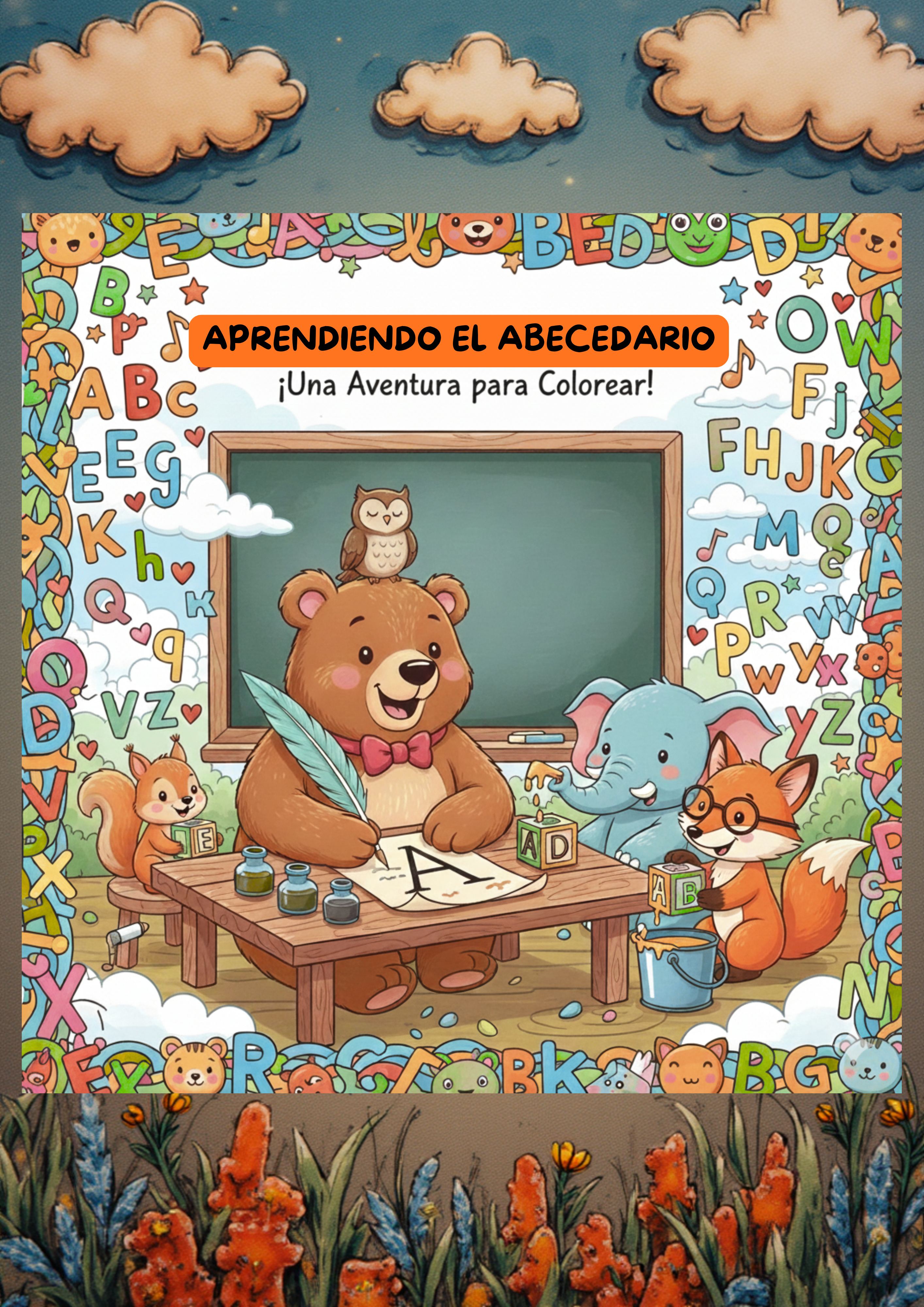 Libro de colorear de Abecedario de Animales | Hotmart