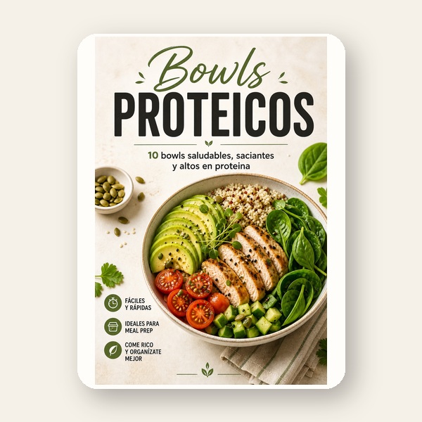 Capa do e-book Bowls Proteicos