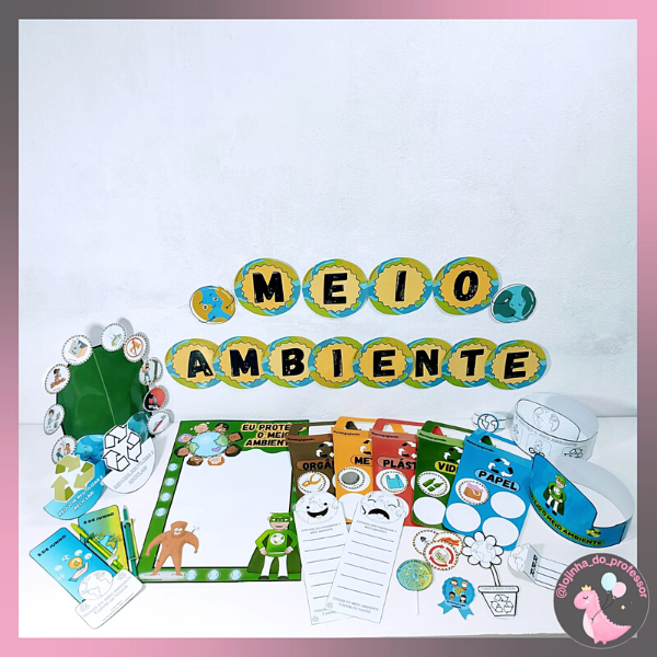 KIT MEIO AMBIENTE - RECICLAGEM - Lojinha do Professor | Hotmart