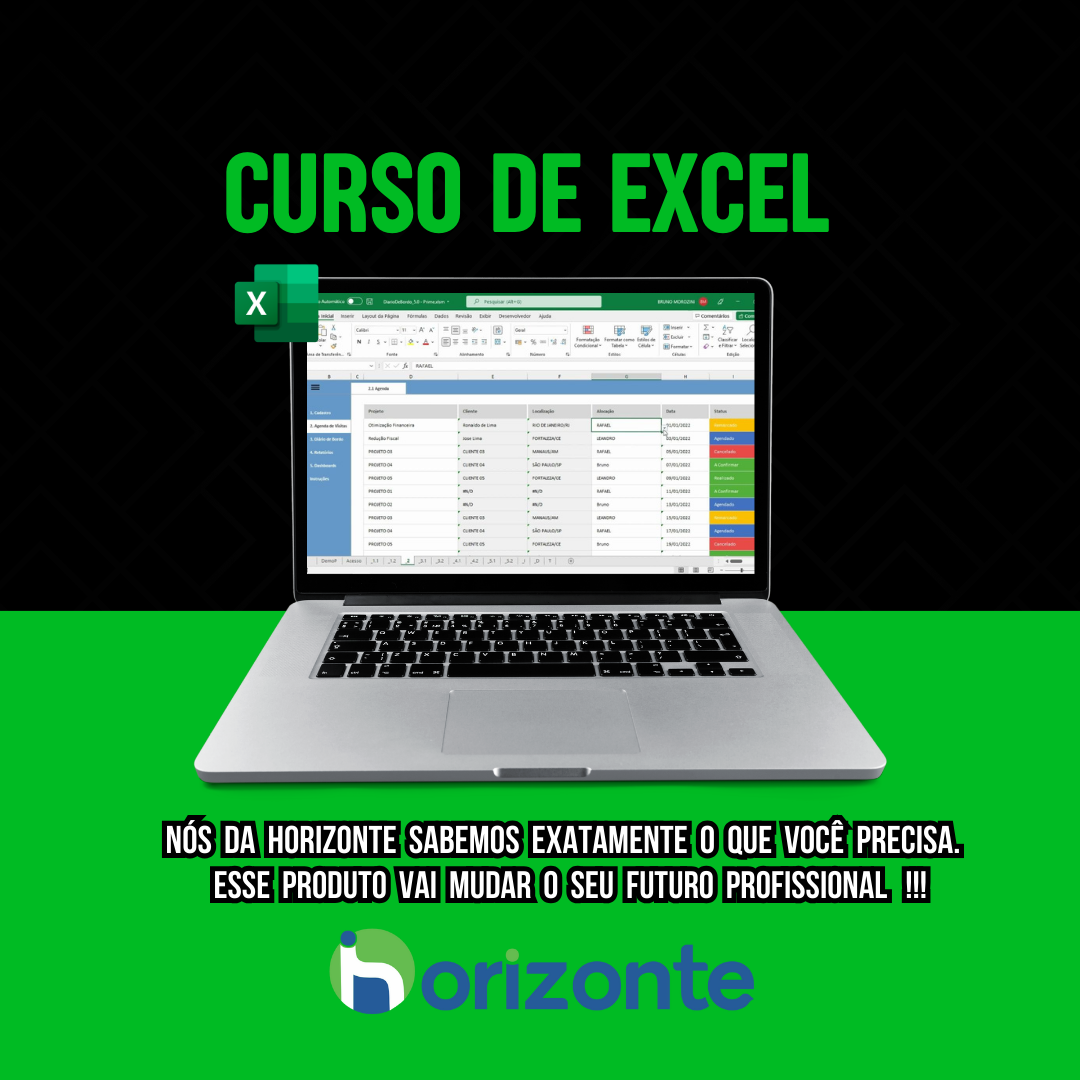Curso de Excel para Empresas - Horizonte Cursos | Hotmart