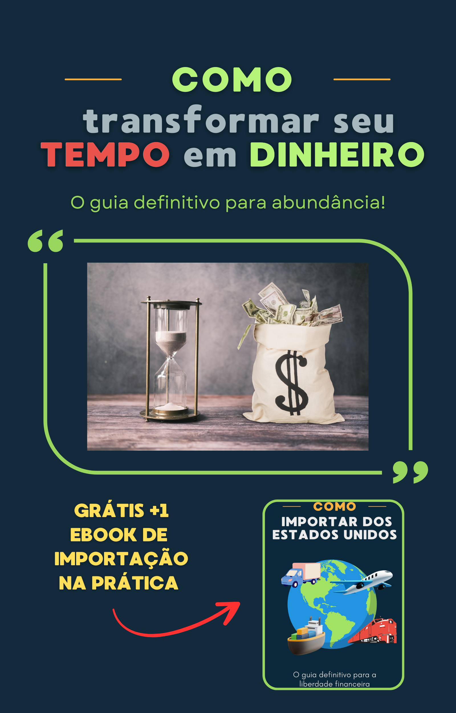 Transforme seu tempo em dinheiro + ebook de importação EUA - rhamo...