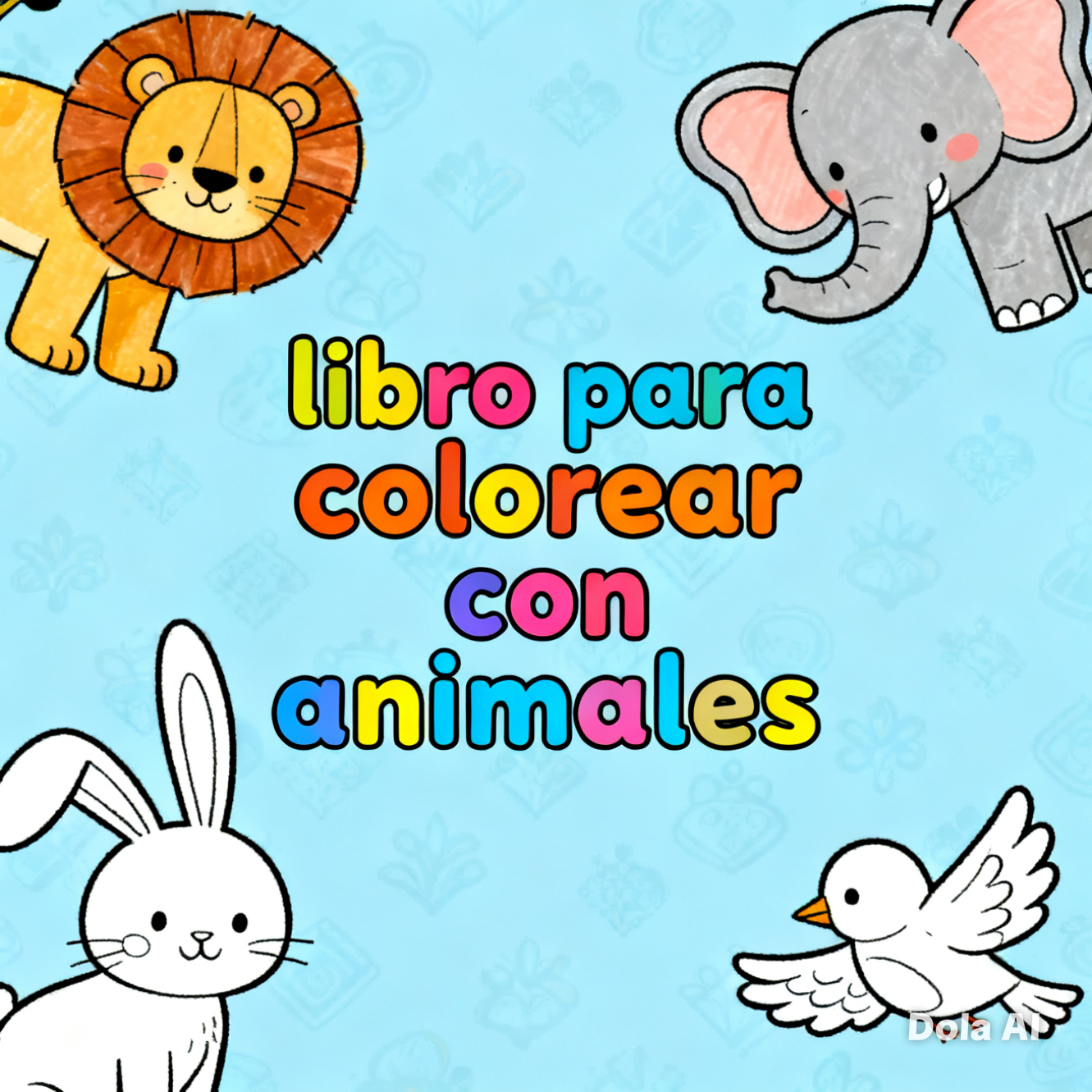 Libro para colorear de animales | Hotmart