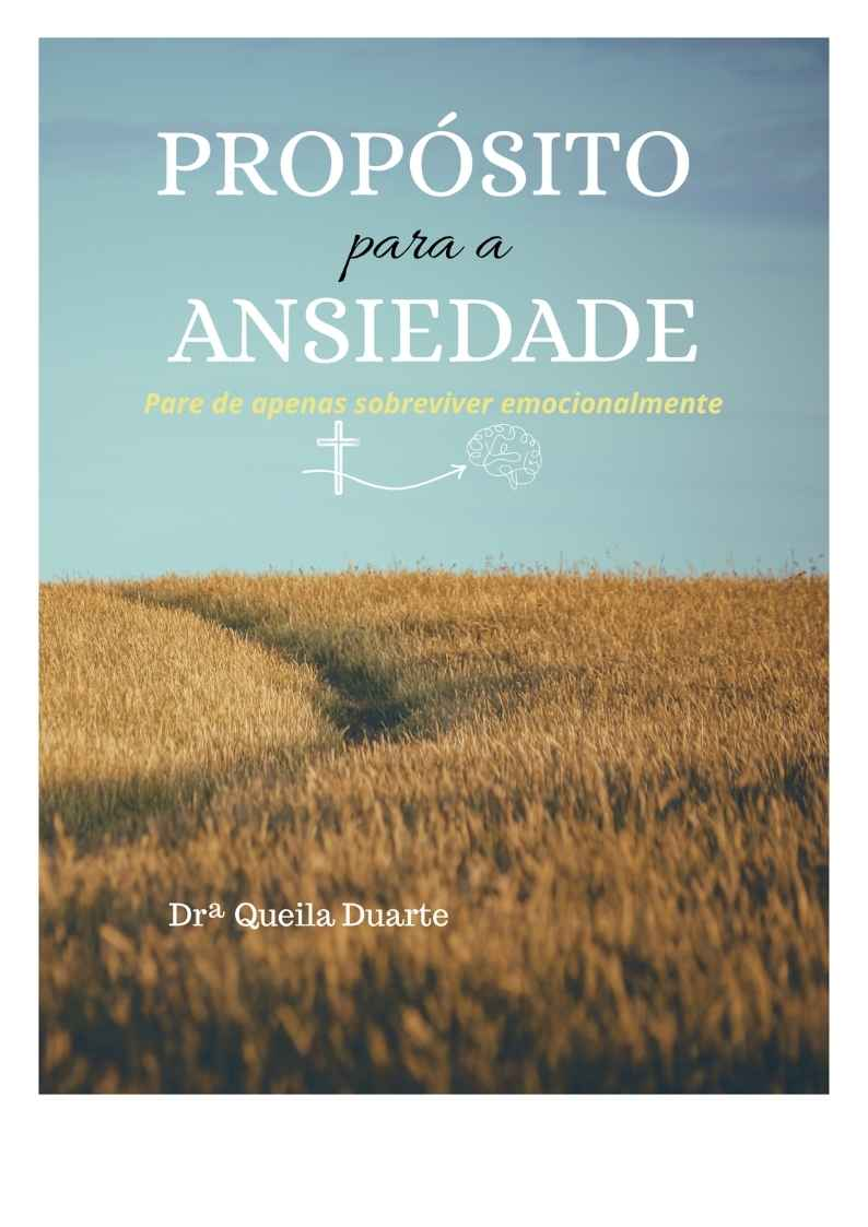 Capa do livro Propósito Para a Ansiedade