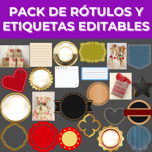 Pack de Etiquetas Editables y empaques - Aline Dalago | Hotmart