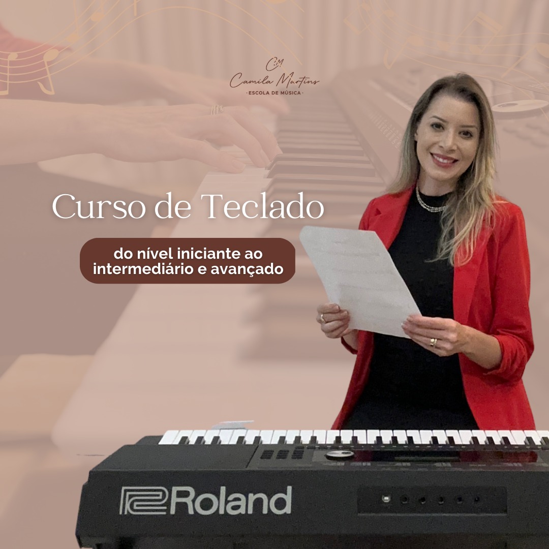Curso de teclado - Camila Martins | Hotmart