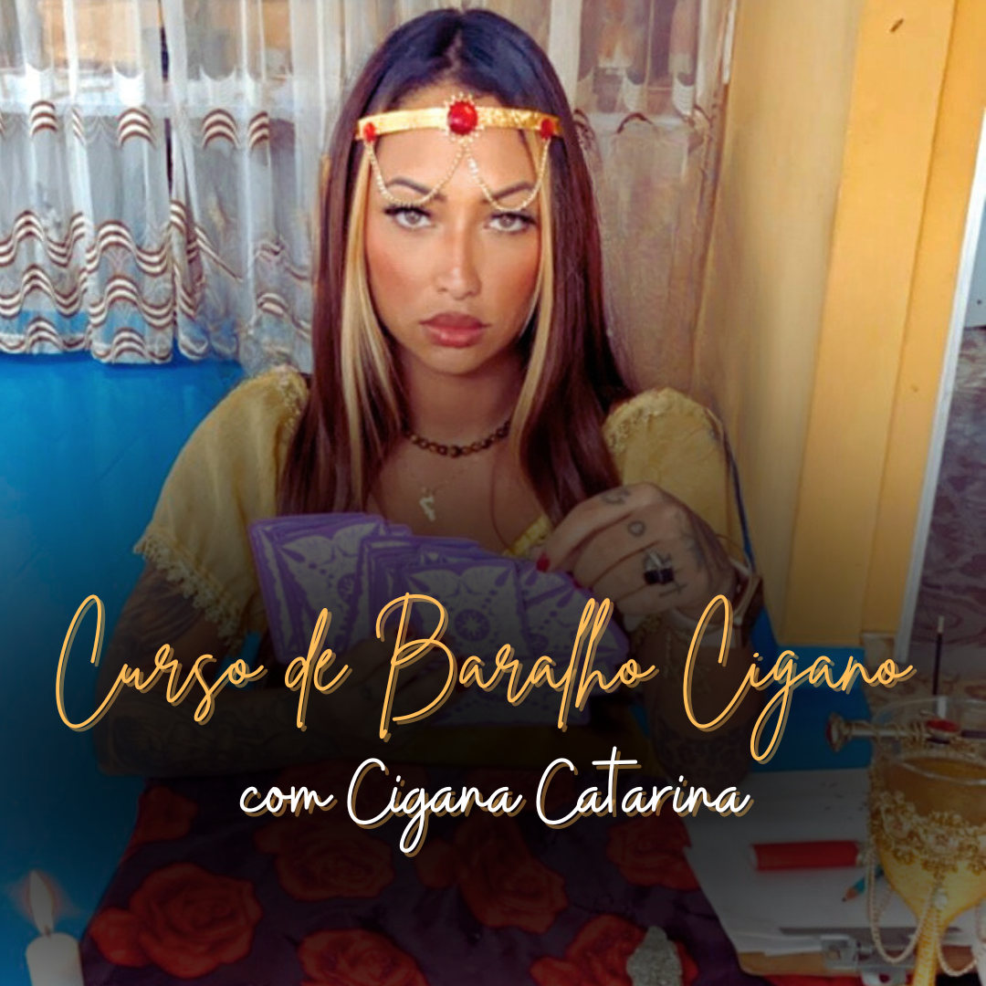 Curso completo de Baralho Cigano com Cigana Catarina - Do zero ao avançado