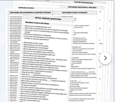 650 questions for therapy sessions.