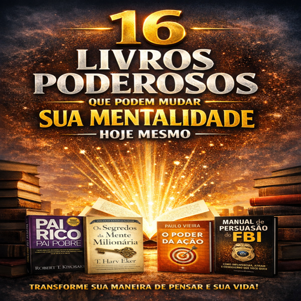 16 Livros Poderosos Que Podem Mudar Sua Mentalidade Hoje Mesmo - Eu...
