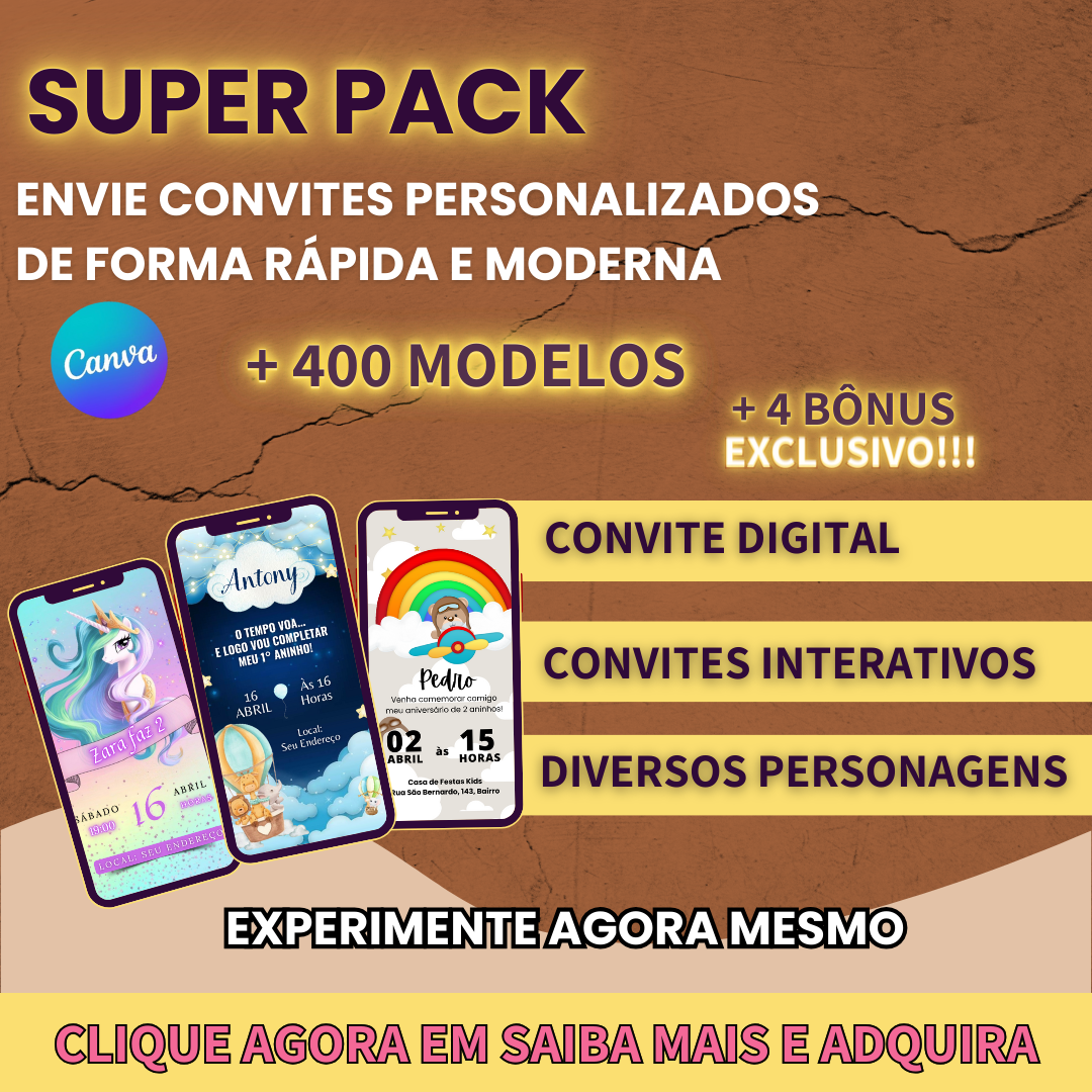 SUPER COMBO CONVITES DIGITAIS - Vieira Nascimento | Hotmart
