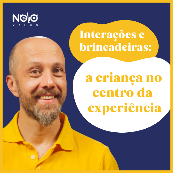 Imagem de capa para o Curso online Interações e brincadeiras: a criança no centro da experiência