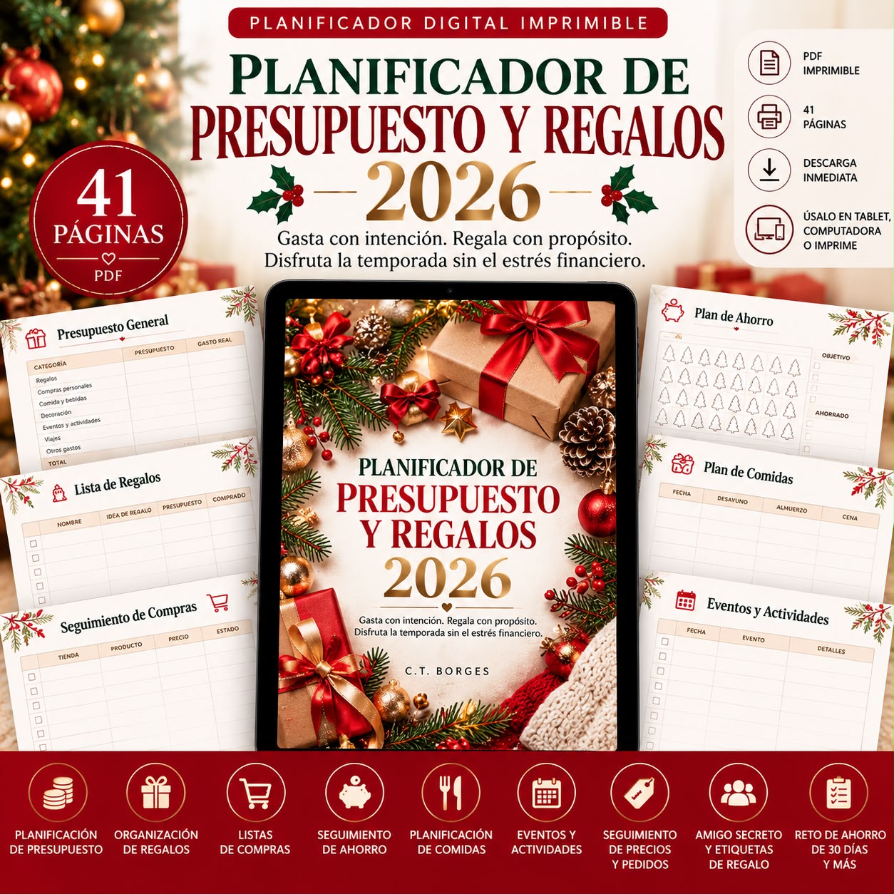 Planificador de Presupuesto y Regalos 2026