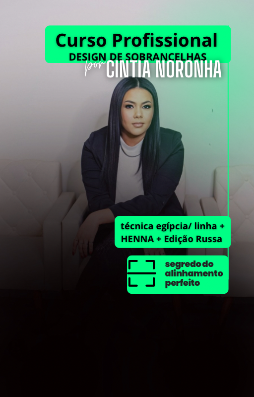 Imagem de capa para o Curso online Curso Design de Sobrancelhas com Tecnica Egipcia + Henna I Bônus Edição Russa  
