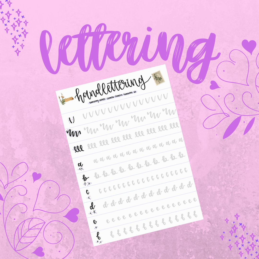 Aprenda a fazer Lettering