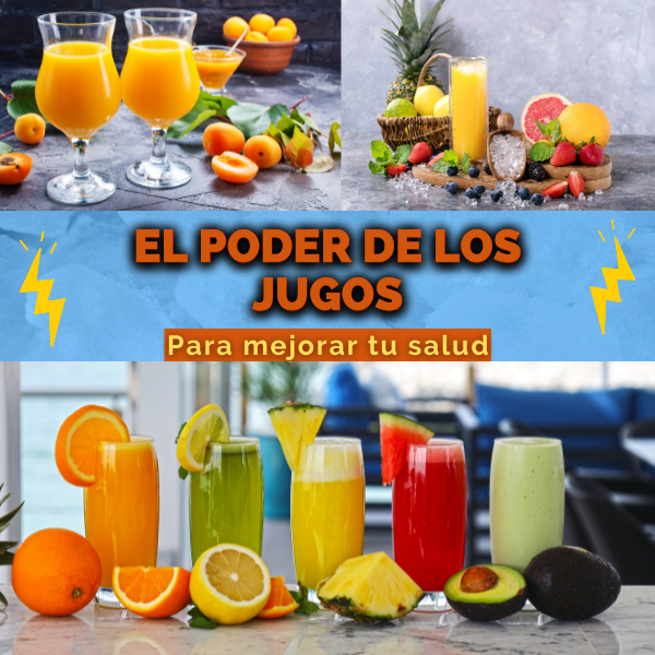 Imagen de portada para Ebook El poder de los jugos para mejorar tu salud