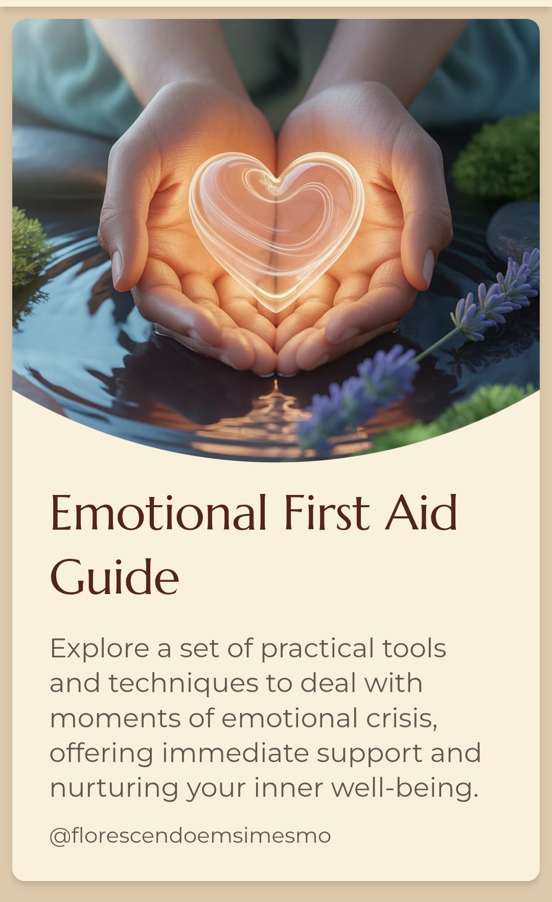 Emotional First Aid Guide - Claudia Tavares | Hotmart