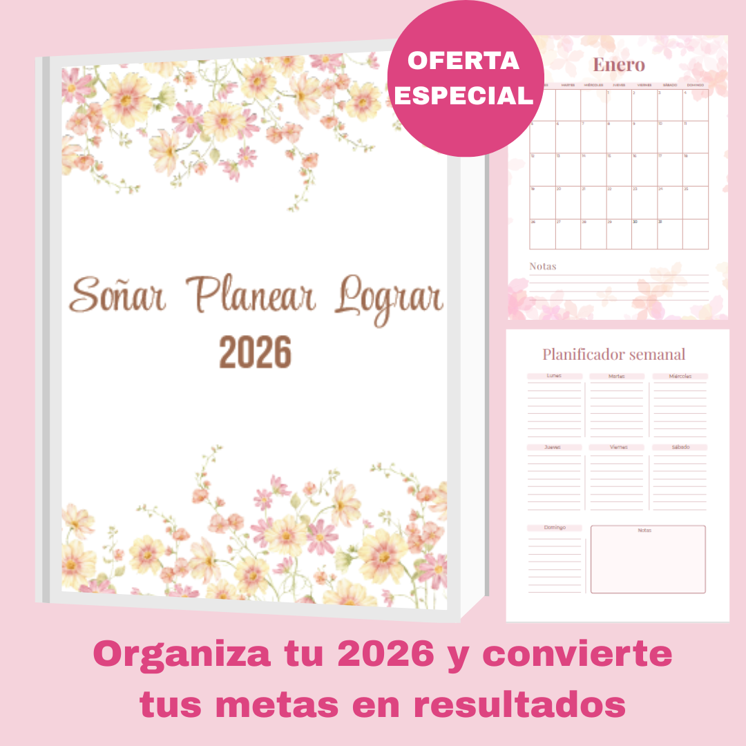 Metas 2026 Agenda 2026 - Organiza tu 2026 y convierte tus metas en resultados ...