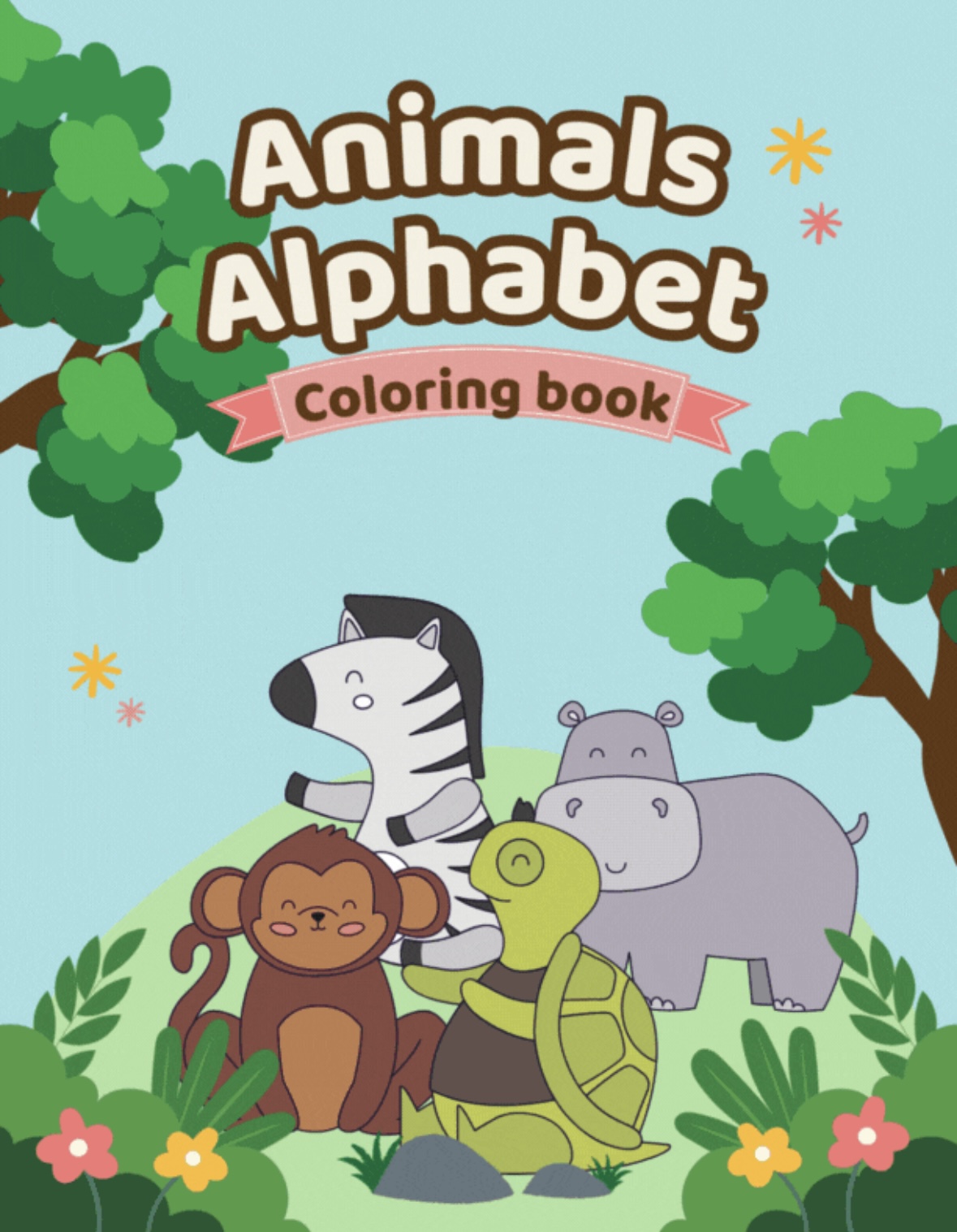 Animals Alphabet A to Z Coloring Book - TheBitLoomStudio | Hotmart