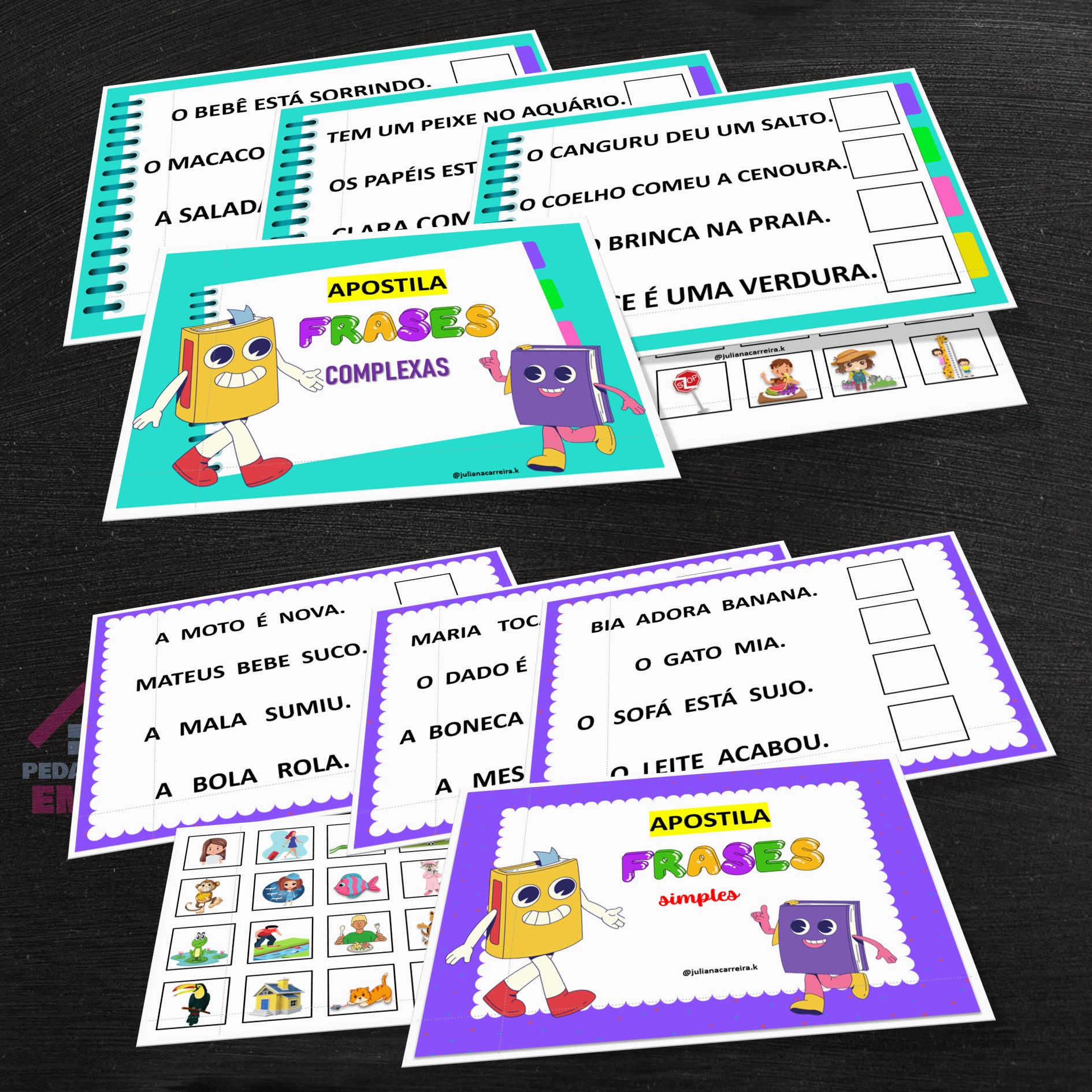 KIT DE FRASES SIMPLES E COMPLEXAS