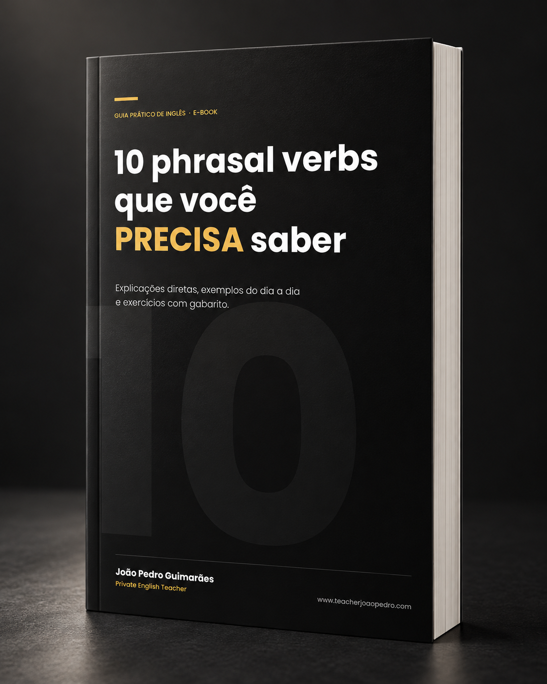 Capa do Guia 10 Phrasal Verbs que Você PRECISA Saber