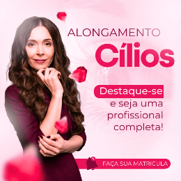 Curso de Alongamento de Cílios + Certificado Profissional