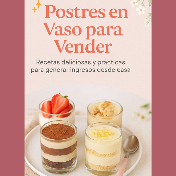 POSTRES EN VASO PARA VENDER - Priscila Tebaldi Bandiera | Hotmart
