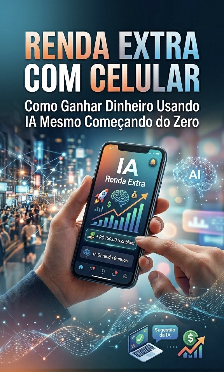 Renda Extra com Celular: Como Ganhar Dinheiro Usando IA Mesmo Começando do Zero + Prompts de IA