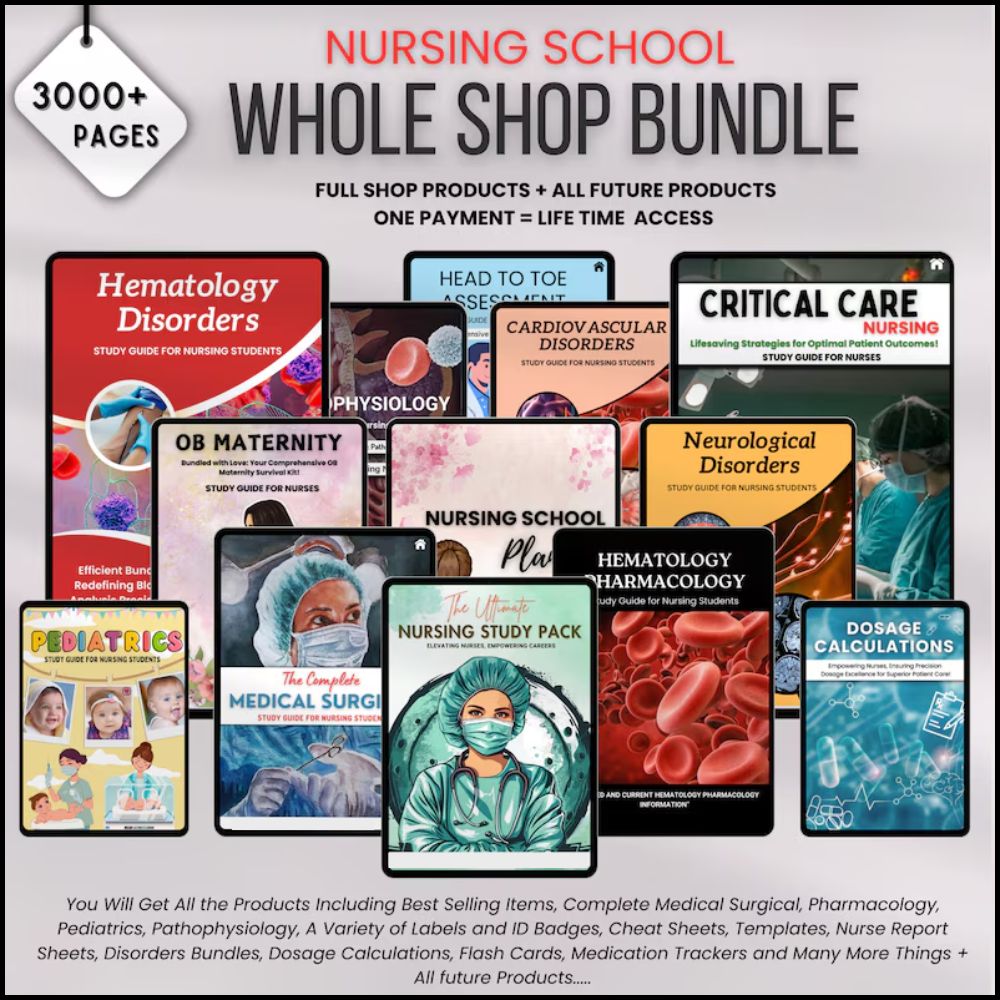 Nursing Schooll - Whole Shop Bundle