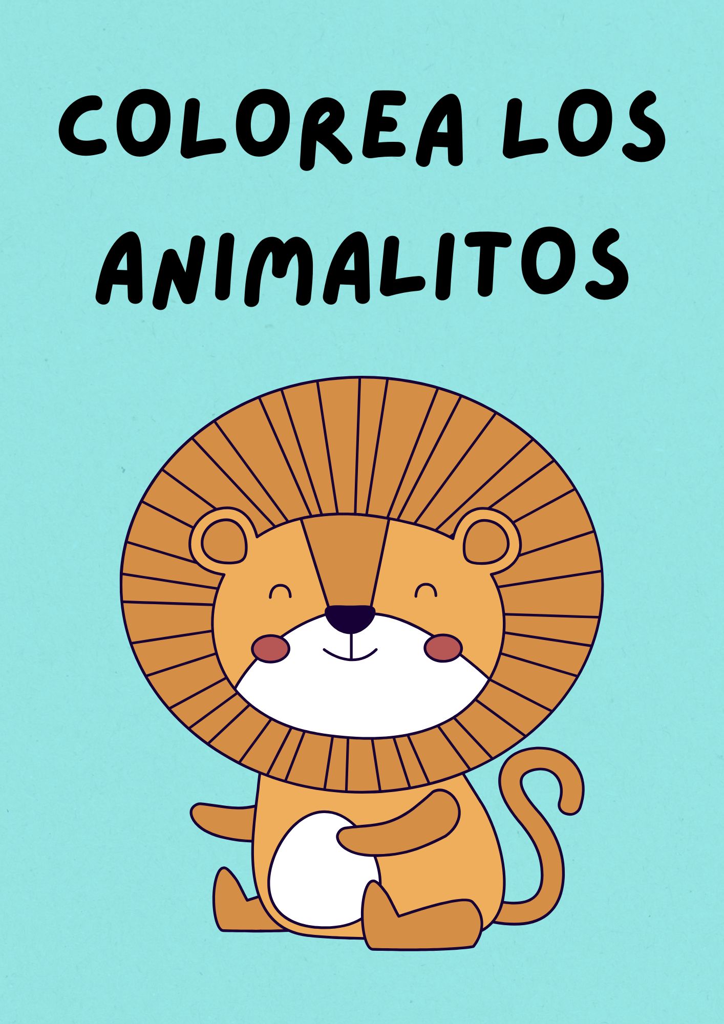 ANIMAL COLORING BOOK / LIBRO PARA COLOREAR ANIMALES - Sandra Grande...
