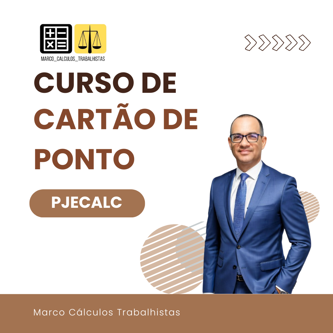 CURSO DE CARTÃO DE PONTO DO PJECALC