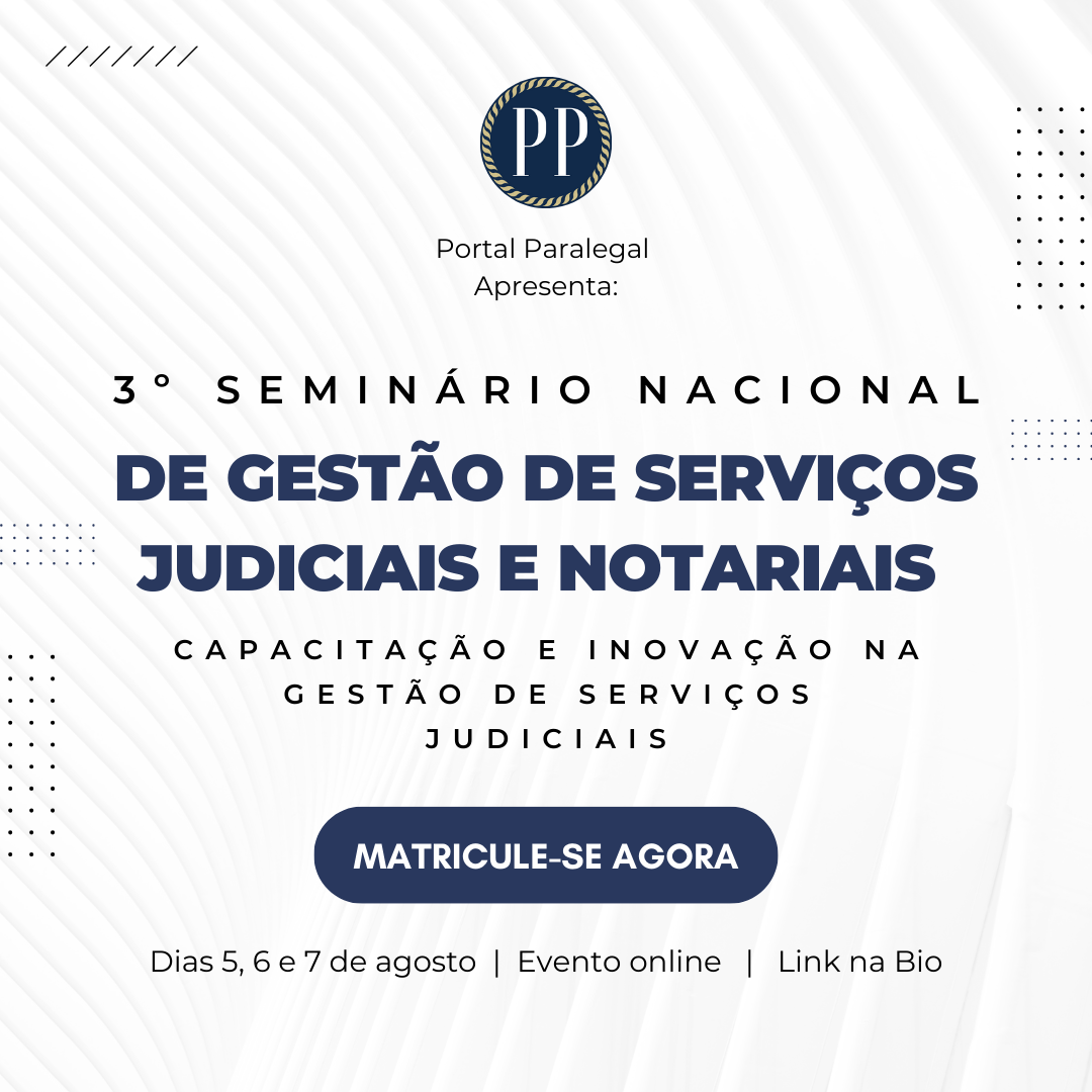 3º Seminário Nacional de Gestão de Serviços Jurídicos e Notariais ...