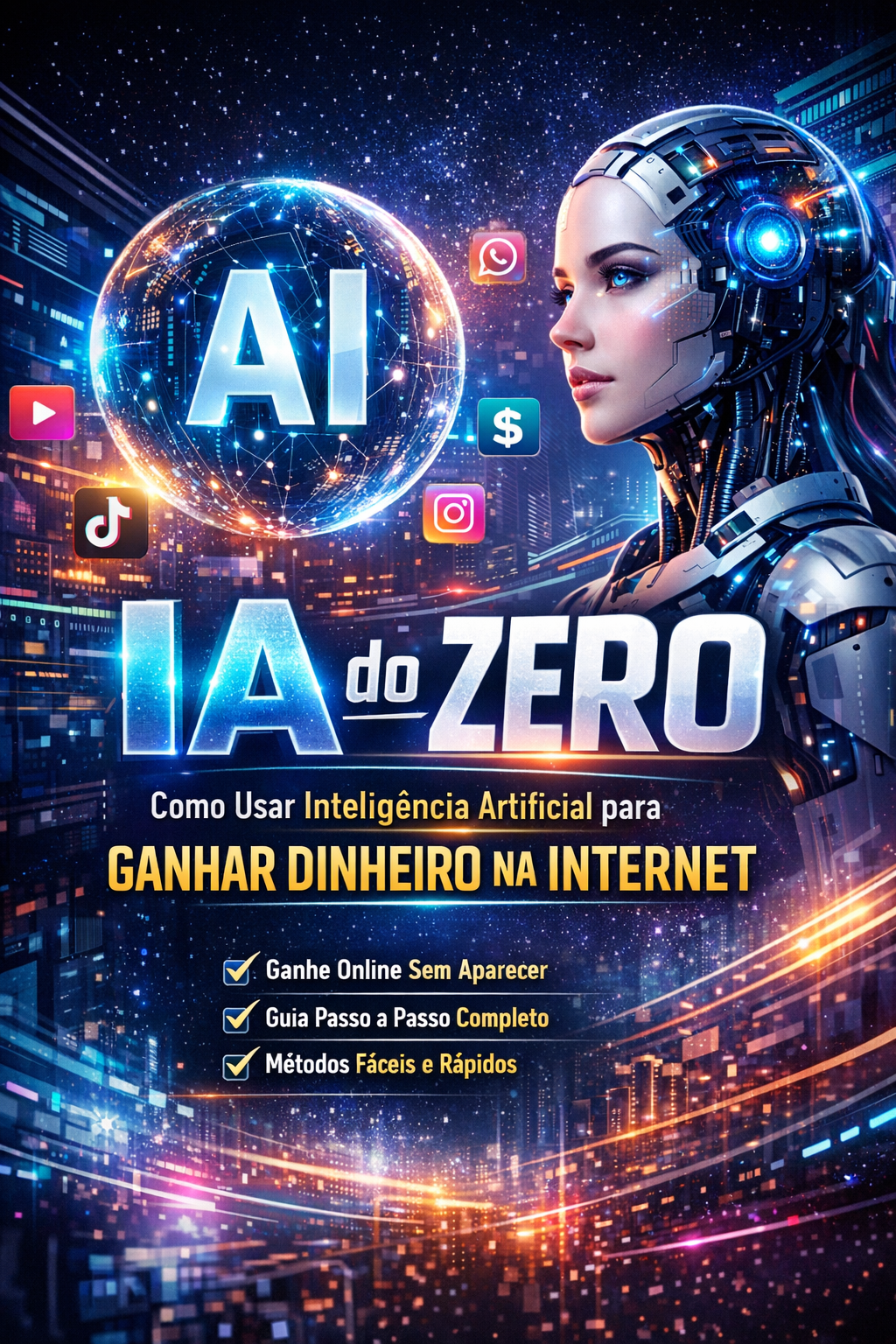 IA do Zero – Como Usar Inteligência Artificial para Ganhar Dinheiro...