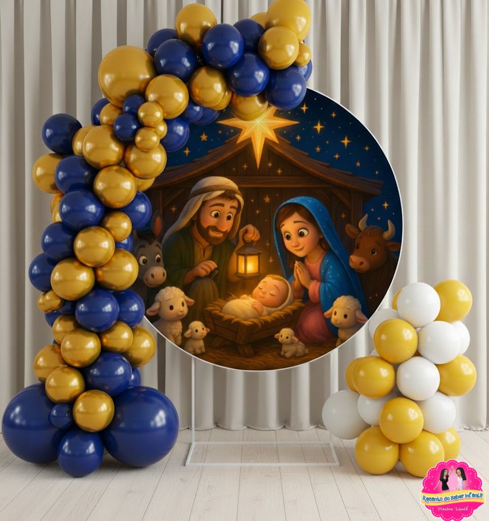 Painel 1 – O Nascimento de Jesus Natal RECANTO DO SABER INFANTIL
