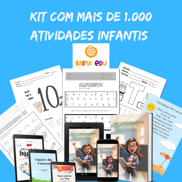 KIT COM MAIS DE 1000 ATIVIDADES INFANTIS