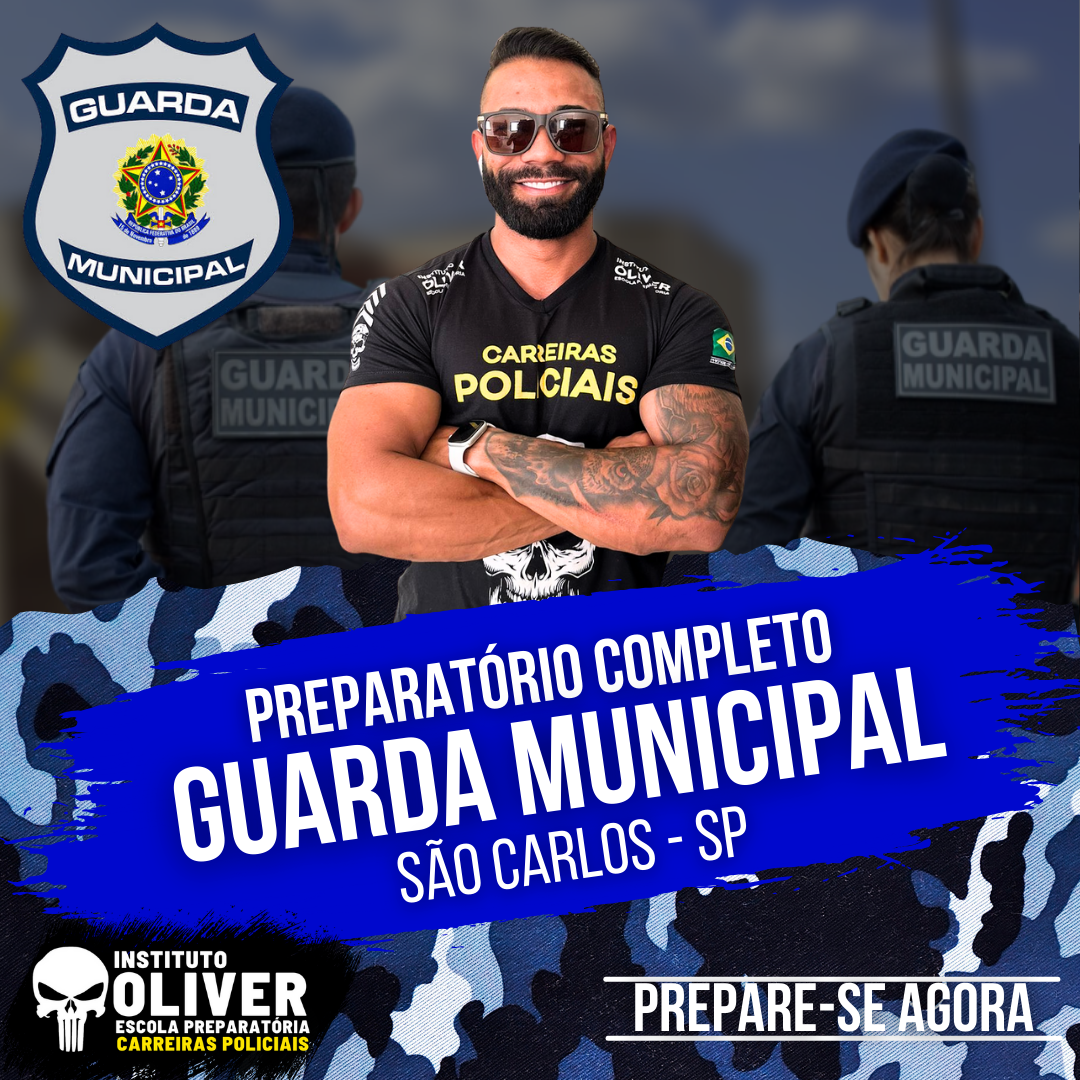 Imagem de capa para o Curso online 👮‍♂️ Preparatório Completo GUARDA MUNICIPAL de SÃO CARLOS - SP 👮‍♂️ GCM - Instituto Óliver