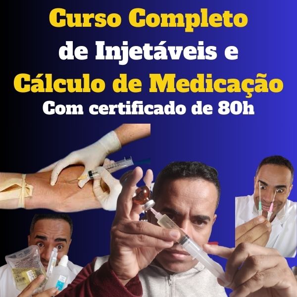 Curso Completo de Cálculo de Medicação e Injetáveis